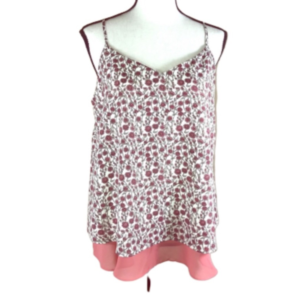 Ann Taylor Loft tank top floral small
